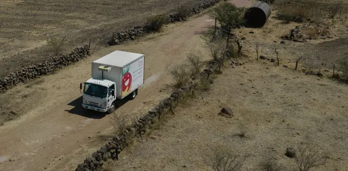 Camión de la Red BAMX